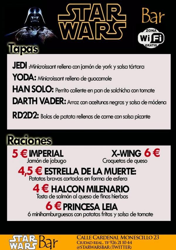 trabajos fin curso iniciacion photoshop abril 2013 ayto miguelturra-docente Nacho Vera-star wars bar