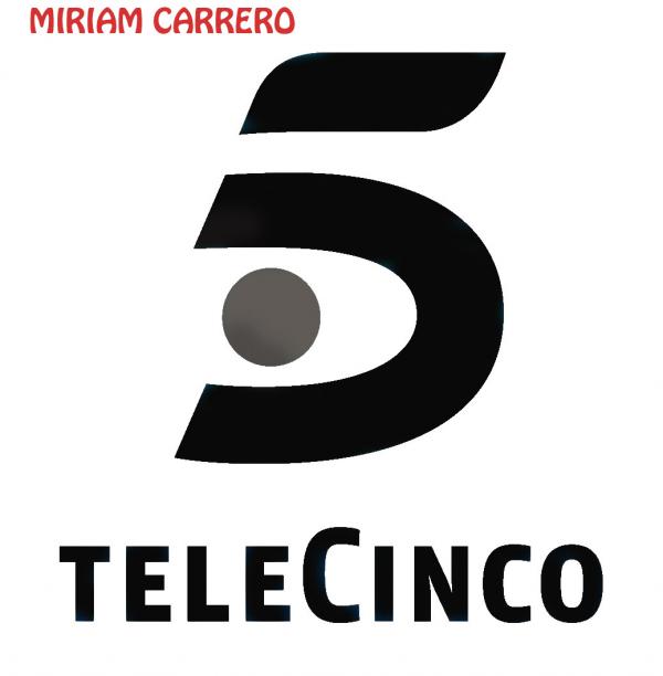 anagrama telecinco en negro-MIRIAM CARRERO