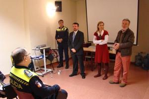 final del curso de policías