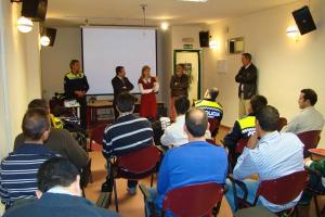final del curso de policías