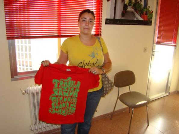 entrega camisetas sorteo Trouna La Banda 2009-2