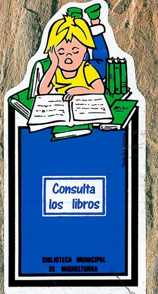 antiguas imagenes cedidas por la Biblioteca Municipal de Miguelturra - pegatina Jose Luis Sobrino 1990