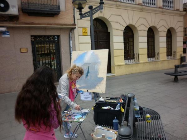 Desarrollo del Certamen de Pintura Rapida Villa Miguelturra-2018-04-21-fuente imagenes Universidad Popular Miguelturra-003