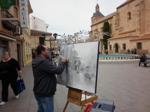 Desarrollo del Certamen de Pintura Rapida Villa Miguelturra-2018-04-21-fuente imagenes Universidad Popular Miguelturra-004