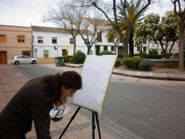 Desarrollo del Certamen de Pintura Rapida Villa Miguelturra-2018-04-21-fuente imagenes Universidad Popular Miguelturra-005