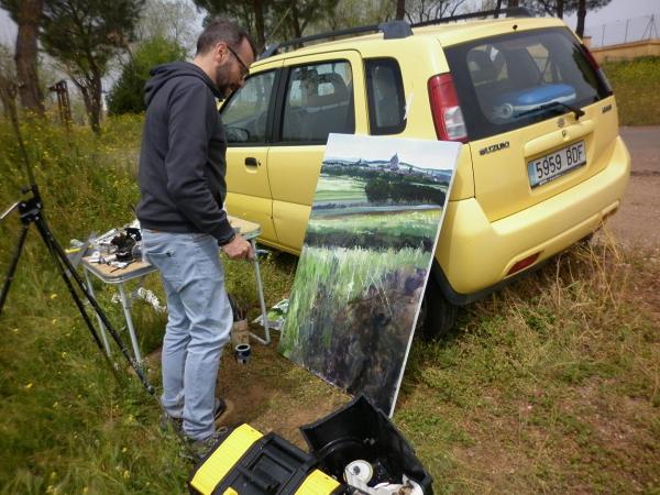 Desarrollo del Certamen de Pintura Rapida Villa Miguelturra-2018-04-21-fuente imagenes Universidad Popular Miguelturra-007