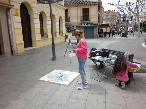 Desarrollo del Certamen de Pintura Rapida Villa Miguelturra-2018-04-21-fuente imagenes Universidad Popular Miguelturra-009