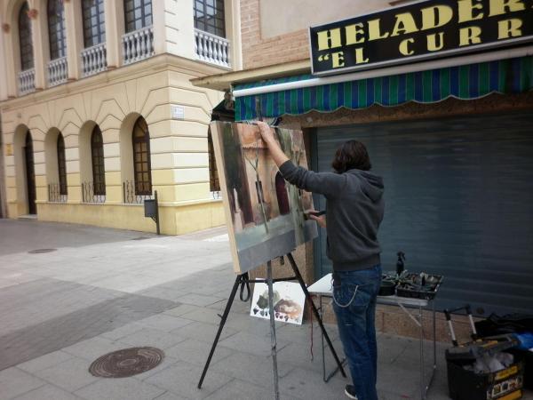 Desarrollo del Certamen de Pintura Rapida Villa Miguelturra-2018-04-21-fuente imagenes Universidad Popular Miguelturra-011