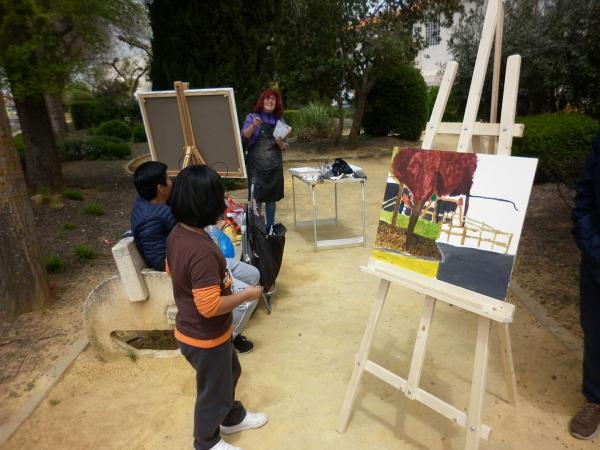 Desarrollo del Certamen de Pintura Rapida Villa Miguelturra-2018-04-21-fuente imagenes Universidad Popular Miguelturra-017