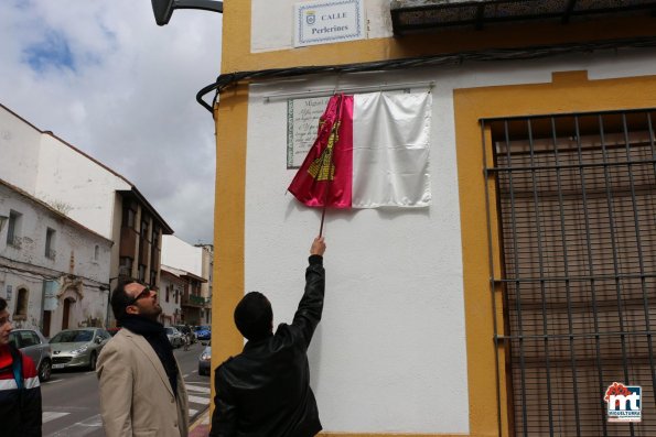 Placa del Quijote en Calle Perlerines-2016-04-21-fuente Area de Comunicación Municipal-015