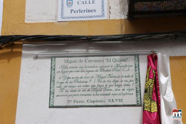 Placa del Quijote en Calle Perlerines-2016-04-21-fuente Area de Comunicación Municipal-023