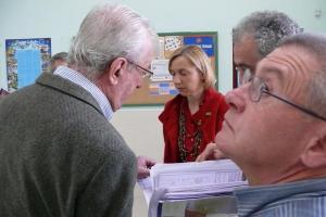 Visita Consejera Educación 2009