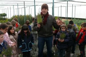 visita CP Clara Campoamor al vivero