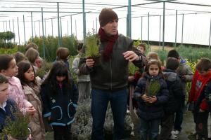 visita CP Clara Campoamor al vivero