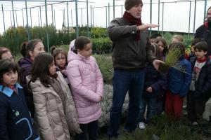 visita CP Clara Campoamor al vivero