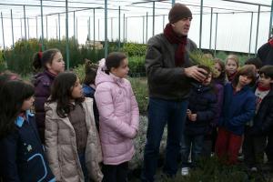 visita CP Clara Campoamor al vivero