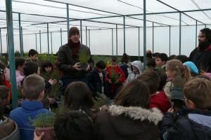 visita CP Clara Campoamor al vivero
