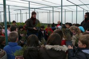 visita CP Clara Campoamor al vivero