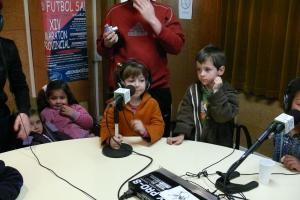 visita CP Pradillo a la Radio