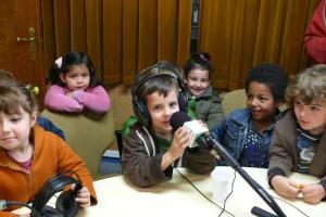 visita CP Pradillo a la Radio