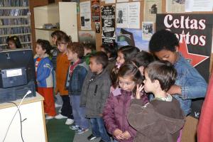 visita CP Pradillo a la Radio
