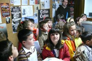 visita CP Pradillo a la Radio