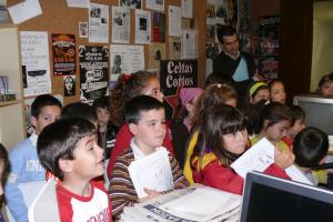 visita CP Pradillo a la Radio