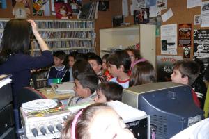 visita CP Pradillo a la Radio