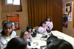 visita CP Pradillo a la Radio