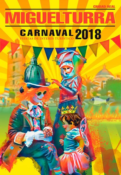 cartelanunciador-carnavales-miguelturra-2018-diseño-Estela-Fernanda-Agüero