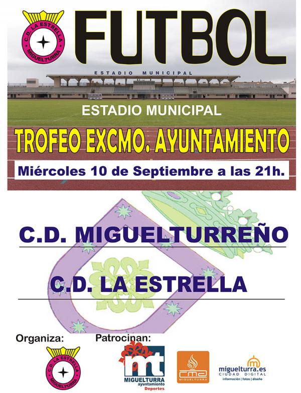 Cartel anunciador del Trofeo de Fútbol de las Ferias de Miguelturra 2014