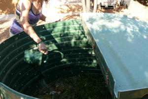 haciendo compostaje 2009