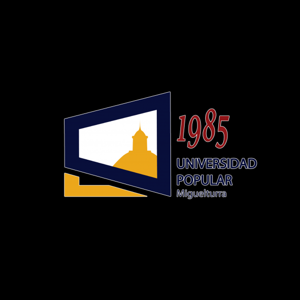 anagrama Universidad Popular - 1985 - bordes resaltados