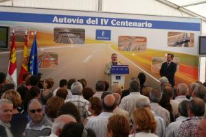 Inauguracion Autovia Cuarto Centenario